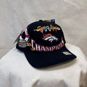Vintage 1998 Denver Broncos Super Bowl Champions snapback Logo Athletic hat
